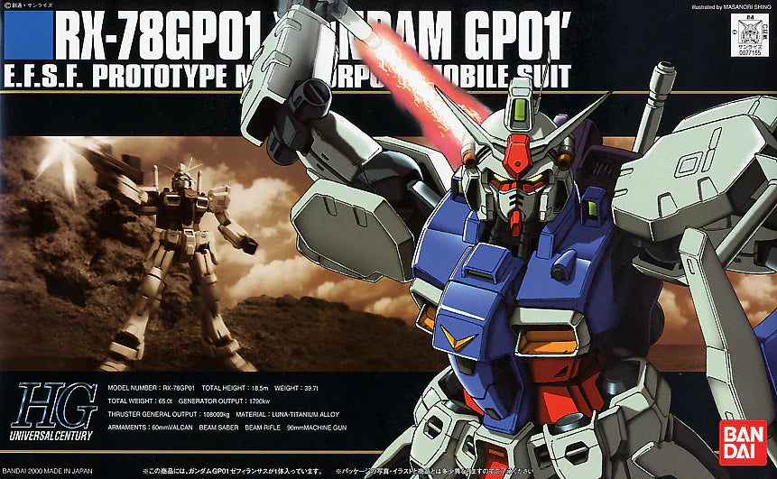 HGUC 1/144 #13 GP01 Gundam